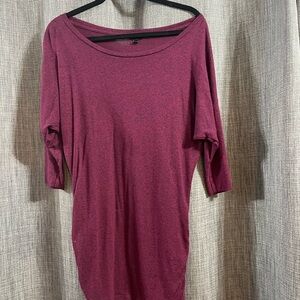 Express Burgundy Knit Top